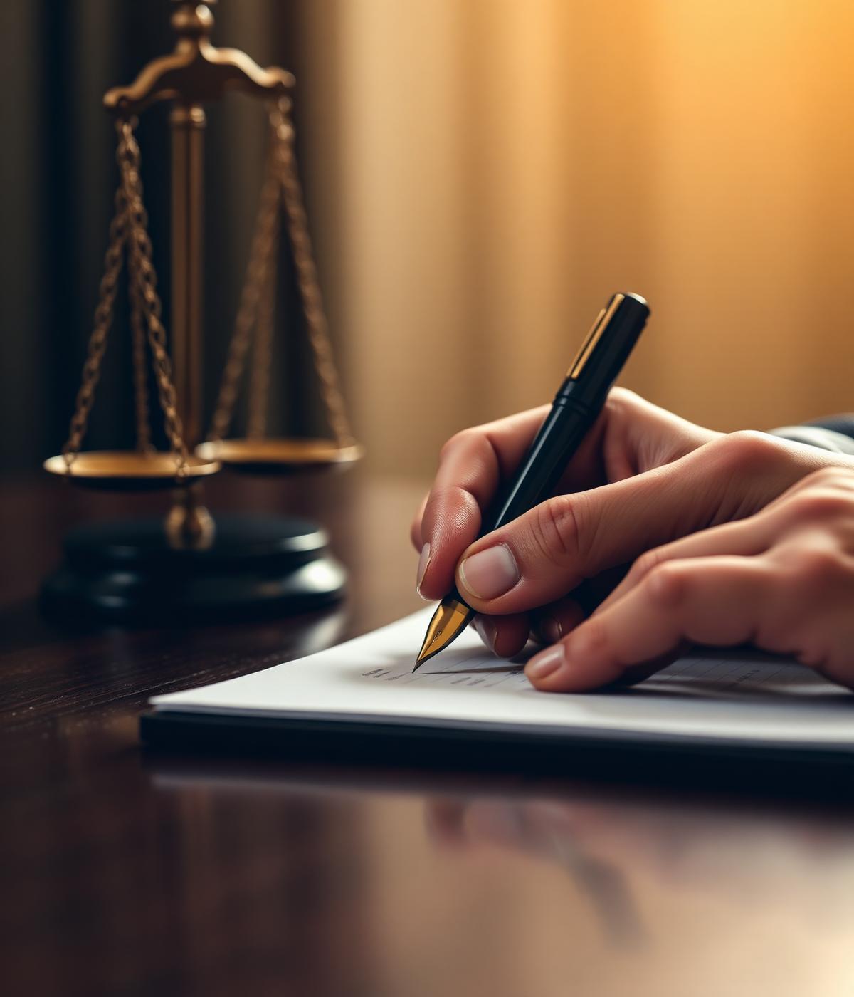 Firma de documentos legales